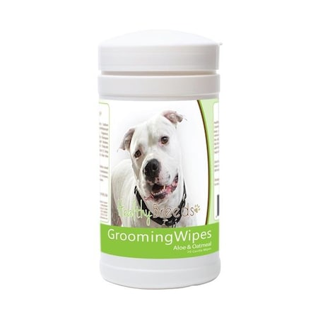 Healthy Breeds 840235180395 Pit Bull Grooming Wipes - 70 Count